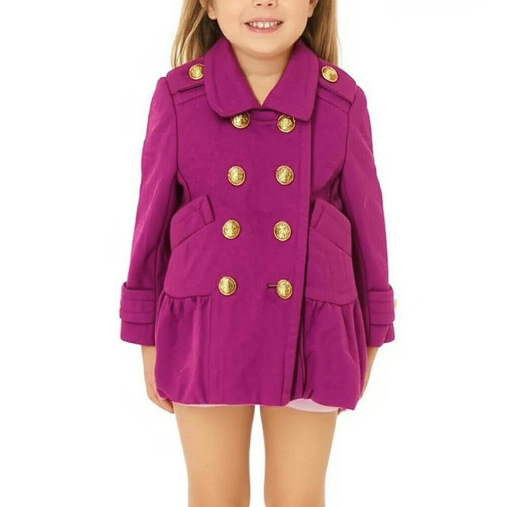 Juicy Couture Jacket 2/3T Magenta Y2K Peplum Ruffled RARE